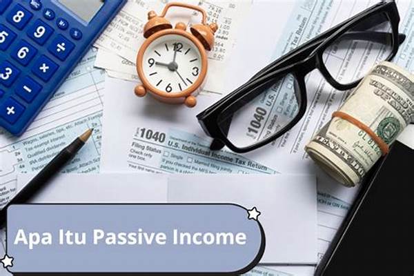 Passive Income Itu Apa